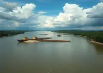 dragagem no rio Tapajós