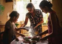 Mãe esfaqueia filho