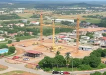obras da Esplanada Tapajós