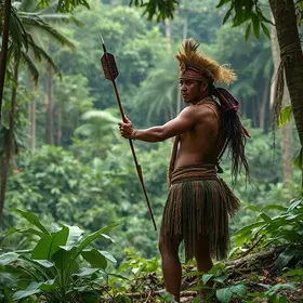 indígena Zo'é resgatado na Amazônia