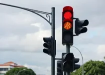 semáforos em Santarém