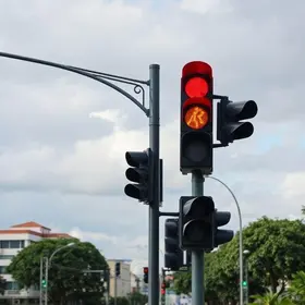 semáforos em Santarém