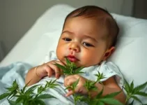 Bebê internado ingestão maconha
