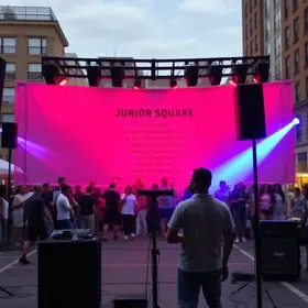 quadra junina