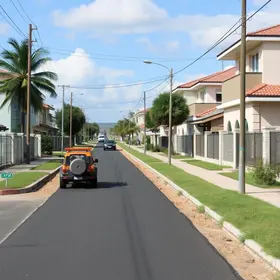 pavimentação Santarém